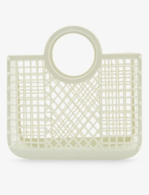 Liewood Dusty Mint Samantha Double-handle Recycled Polyethylene-blend Basket Bag