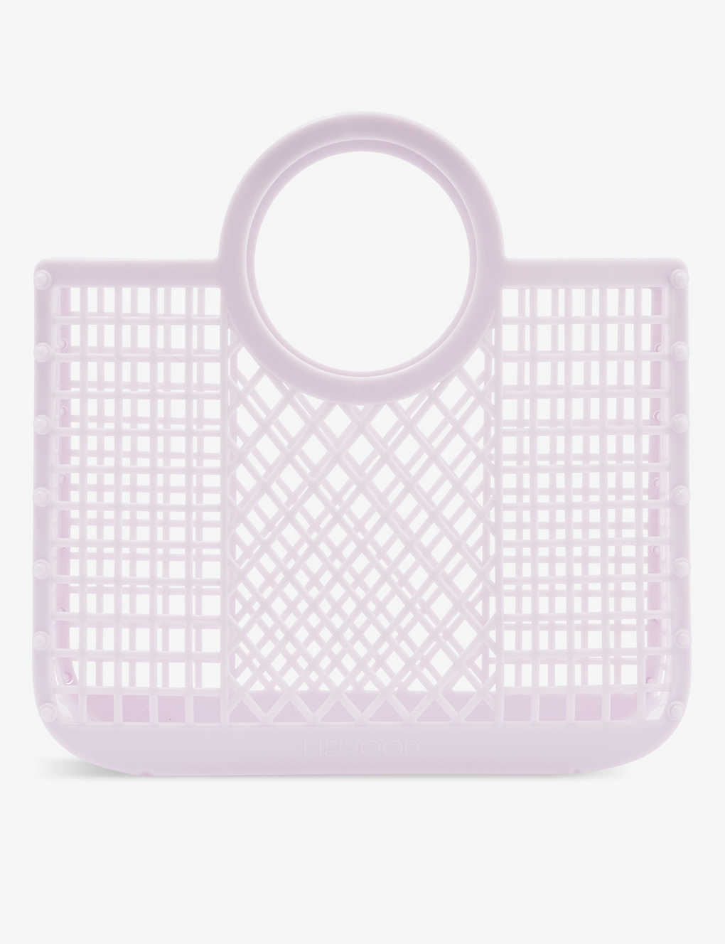 Liewood Misty Lilac Samantha Double-handle Recycled Polyethylene-blend Basket Bag