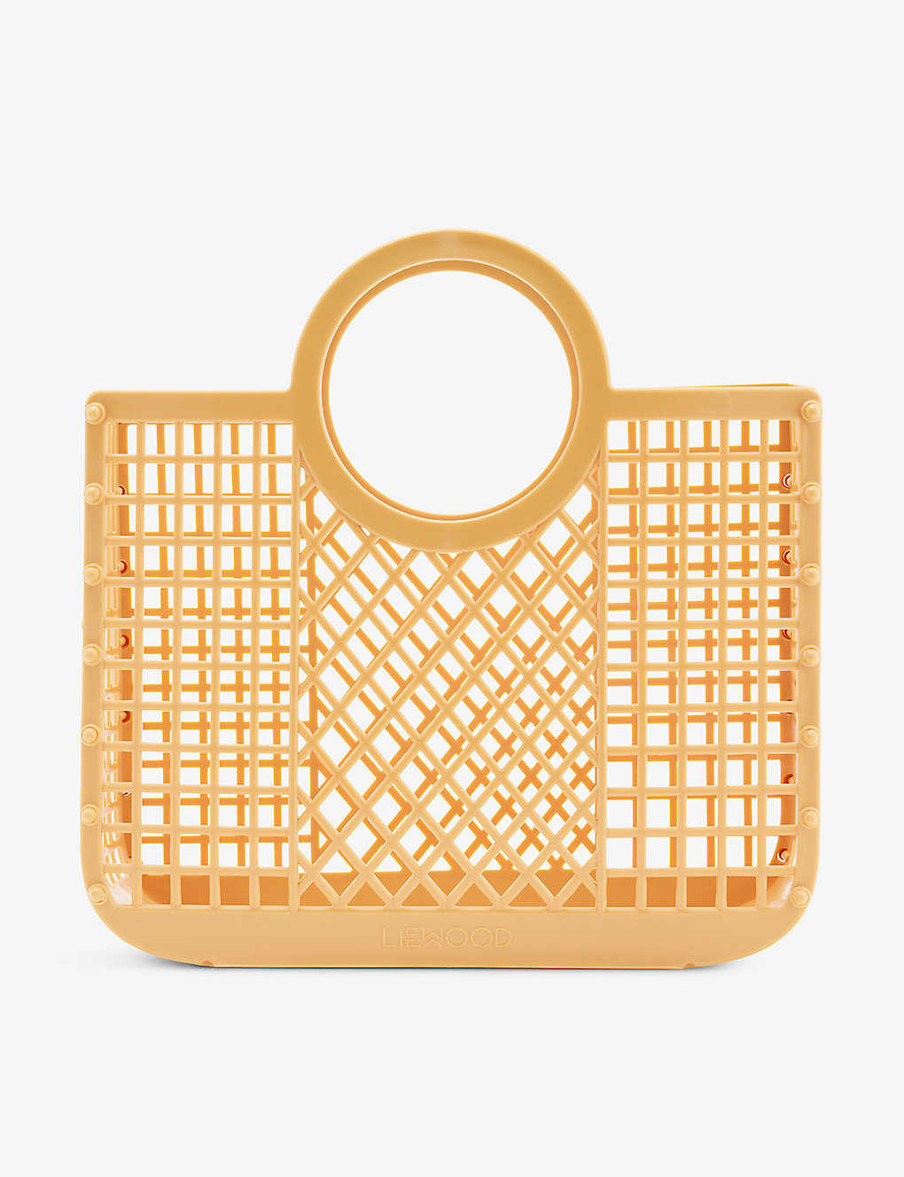 Liewood Yellow Mellow Samantha Double-handle Recycled Polyethylene-blend Basket Bag