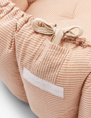 LIEWOOD: Ola stripe organic-cotton baby nest
