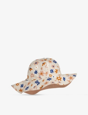 LIEWOOD: Amelia reversible organic-cotton sun hat 3 months - 10 years