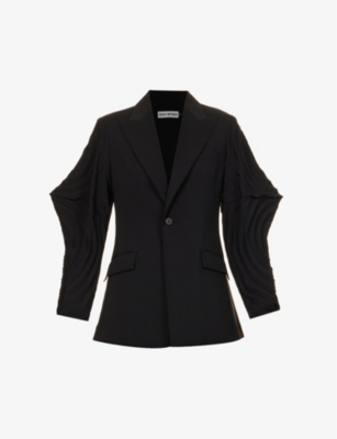 ISSEY MIYAKE: Resonant pleated woven jacket