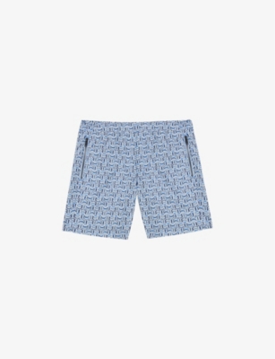 Ted baker geo hot sale print swim shorts