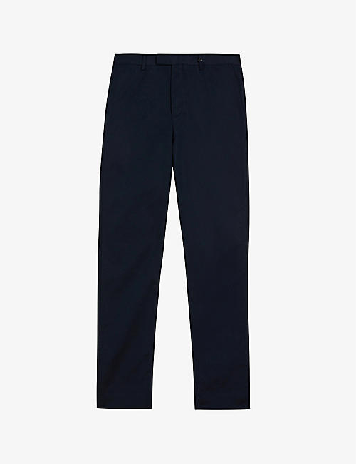 TED BAKER: Irvine slim-fit stretch-cotton trousers