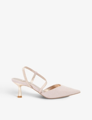 Dune Womens Rose Gold-synthetic Colombia Leather Court Shoes