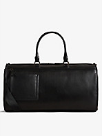 TED BAKER: Canvay textured leather holdall