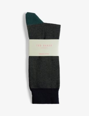 TED BAKER: Coretex branded organic-cotton blend socks