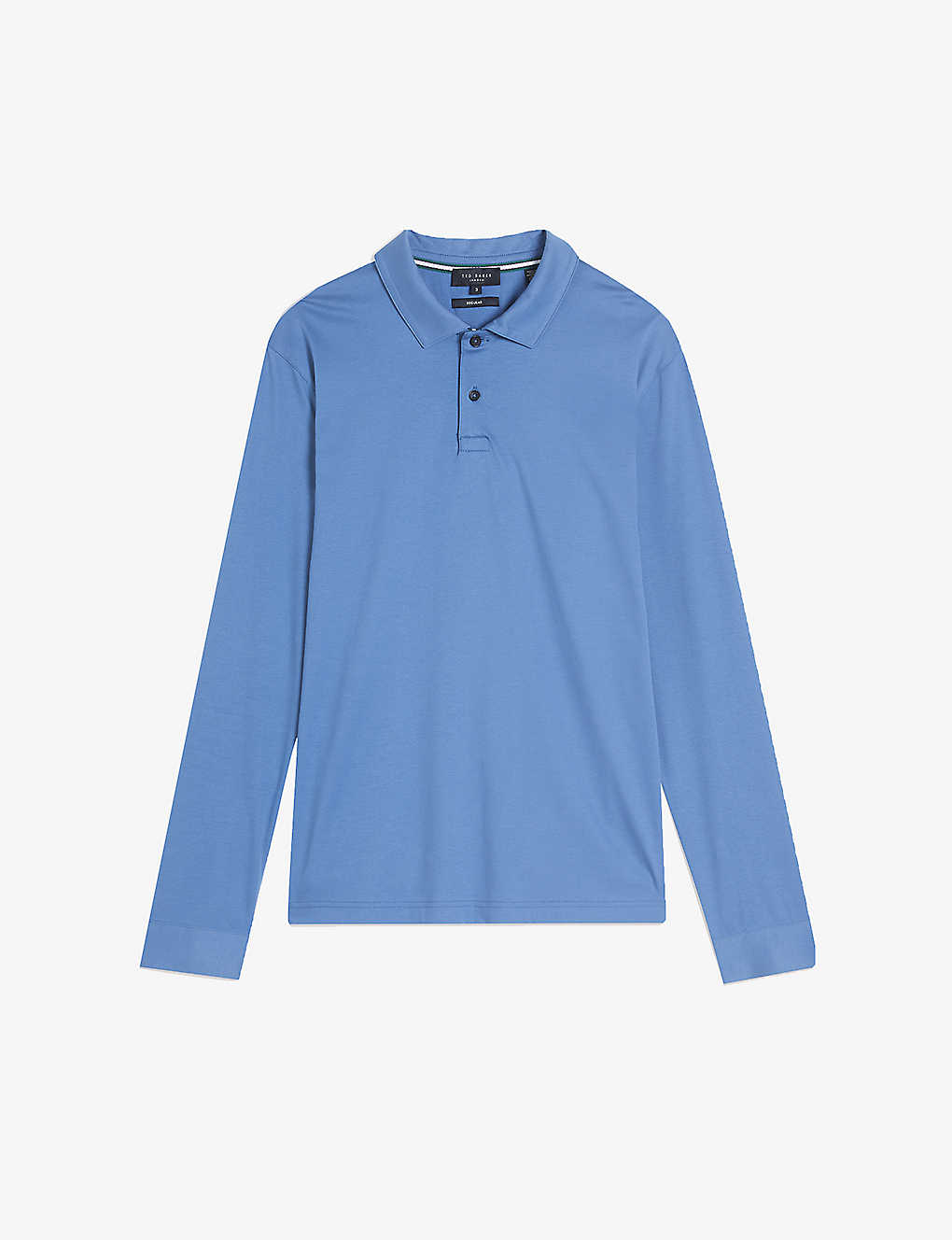 Ted Baker Mens Dk-blue Toler Slim-fit Cotton Polo Shirt