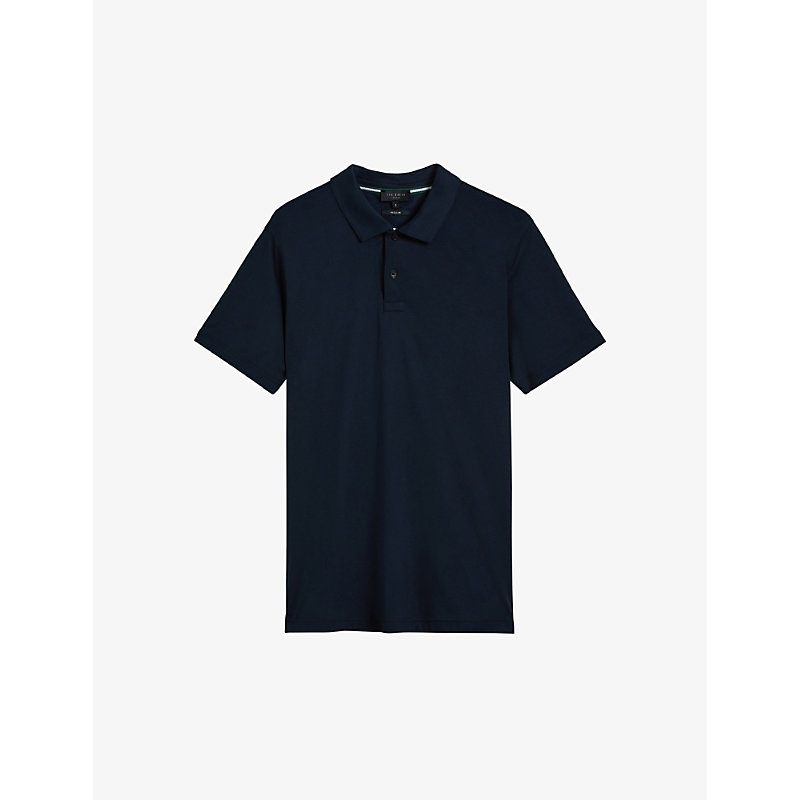 Ted Baker Zeither Polo T Shirt Navy