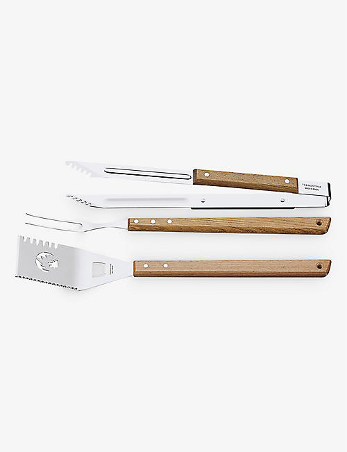 TRAMONTINA: Barbeque stainless steel tool set pack of three