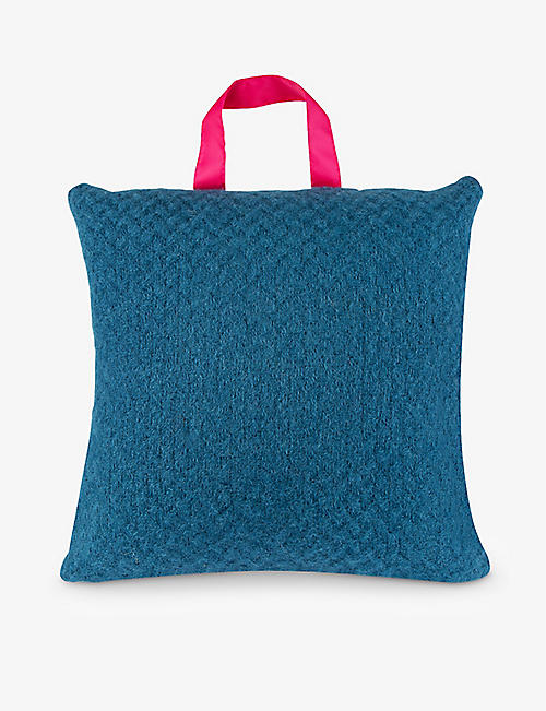 HEATING & PLUMBING LONDON: Top-handle waterproof wool outdoor cushion 30cm x 30cm