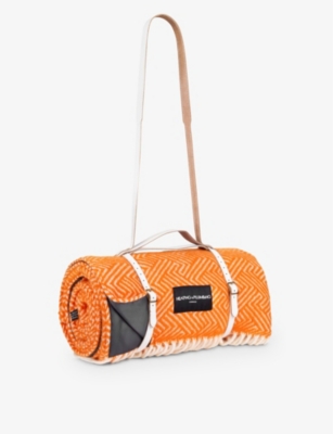 HEATING u0026 PLUMBING LONDON - Checked logo-patch wool picnic blanket 183cm x  145cm | Selfridges.com