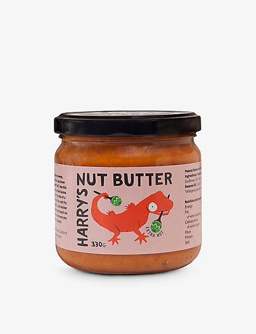 CONDIMENTS & PRESERVES: Harry's Nut Butter Extra Hot peanut butter 330g