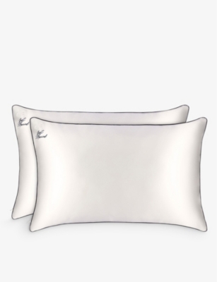 Slip Just Married Queen Just Married Silk Pillowcase Set In Just Married