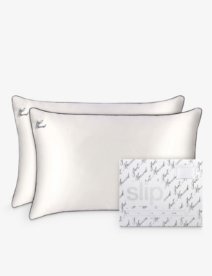 Slip Just Married Queen Just Married Silk Pillowcase Set