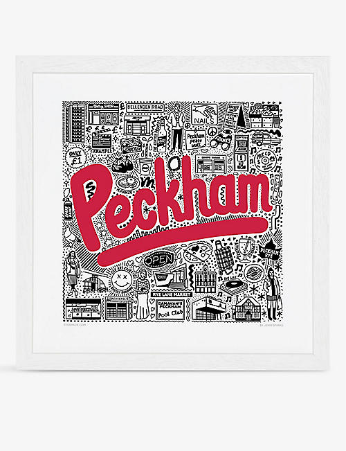 EVERMADE: Peckham giclée print on matte paper 33cm x 33cm