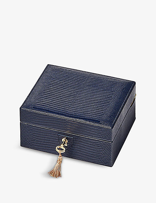 ASPINAL OF LONDON: Bijou leather jewellery box