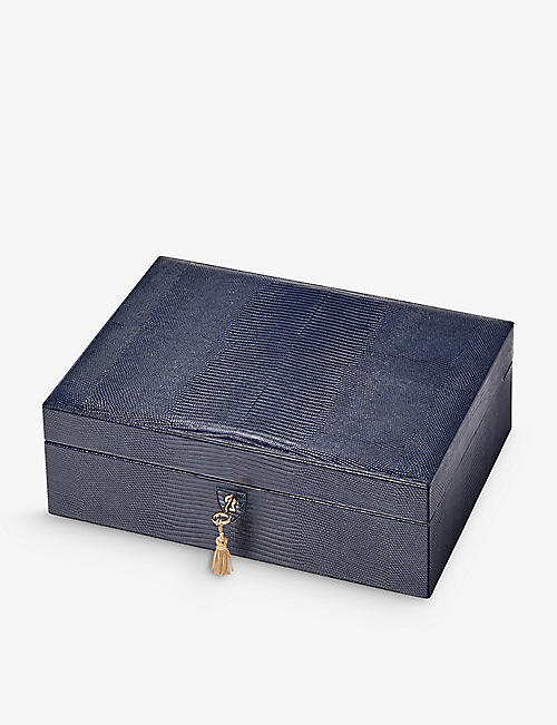 ASPINAL OF LONDON: Grande Luxe leather jewellery box