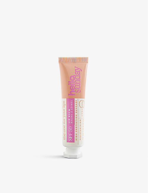 HELLO SUNDAY: The One for Your Lips clear fragrance-free lip balm Spf 50