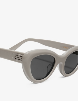 Shop Gentle Monster Women's Conic G10 Cat-eye Branded Arm Acetate Sunglasses