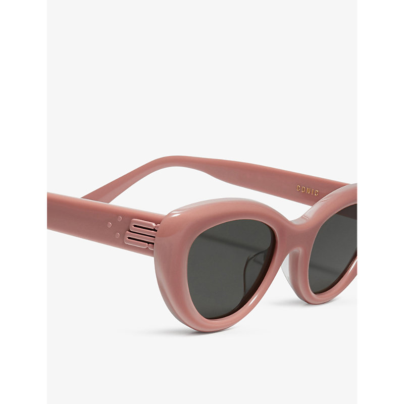 Shop Gentle Monster Women's Conic P4 Cat-eye Branded-arm Acetate Sunglasses