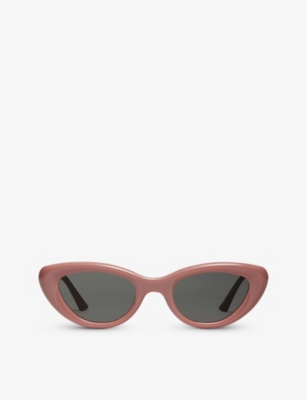 GENTLE MONSTER: Conic P4 cat-eye branded-arm acetate sunglasses