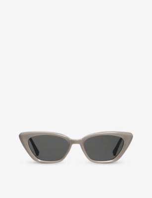 GENTLE MONSTER: Terra Cotta G10 cat-eye branded-arm acetate sunglasses