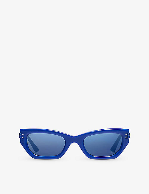 GENTLE MONSTER: Vis Viva BL2 cat-eye branded-arm acetate sunglasses