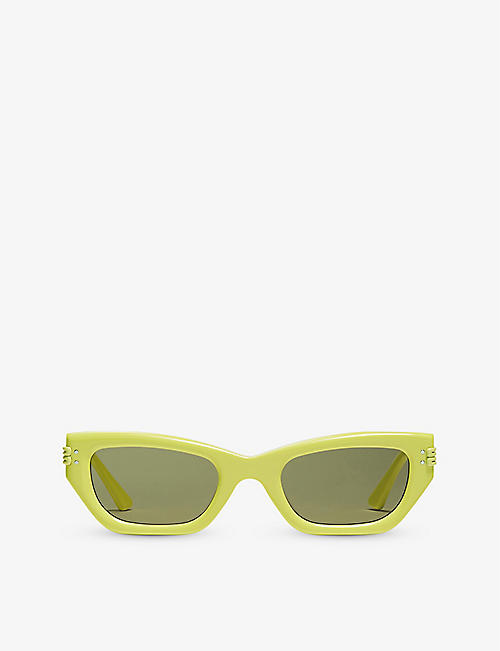 GENTLE MONSTER: Vis Viva Y7 cat-eye branded-arm acetate sunglasses