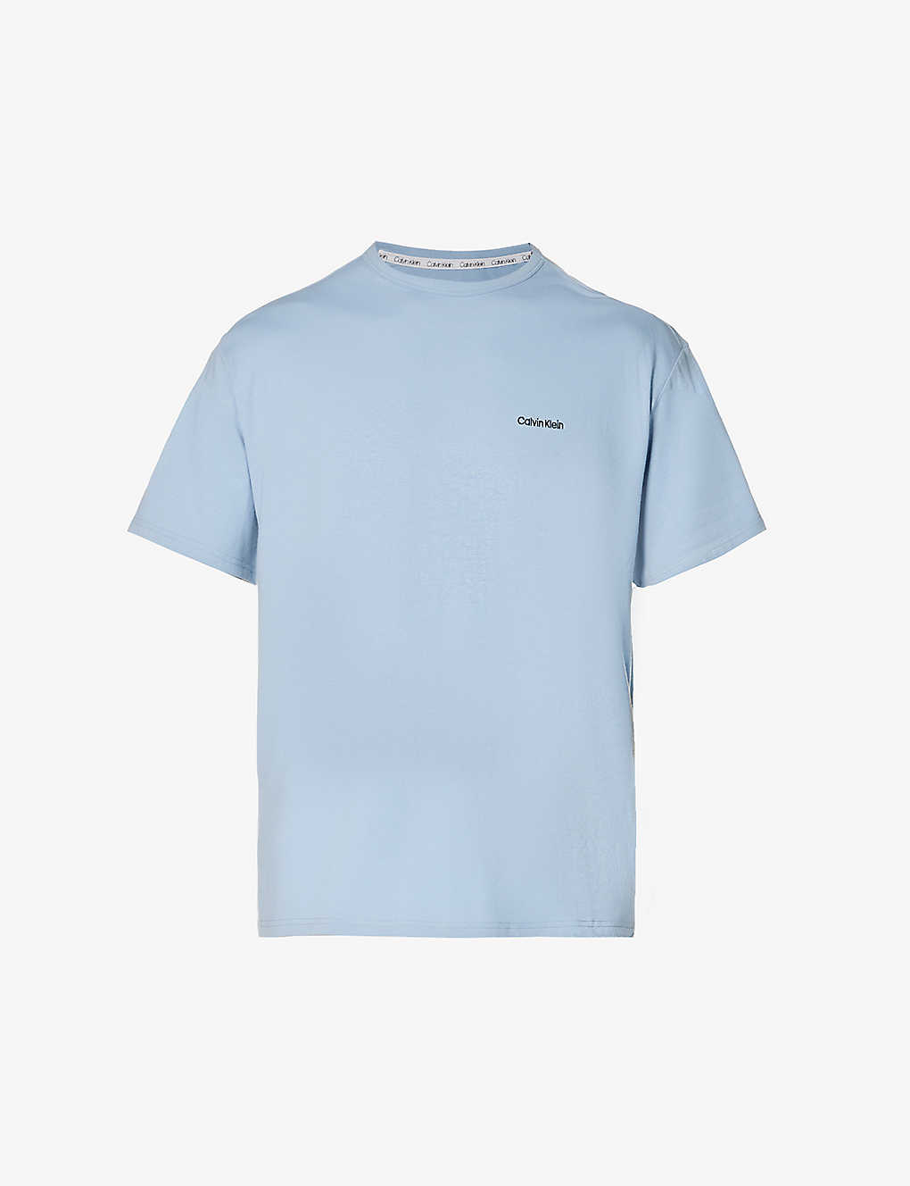Calvin Klein Lounge Logo T Shirt Blue