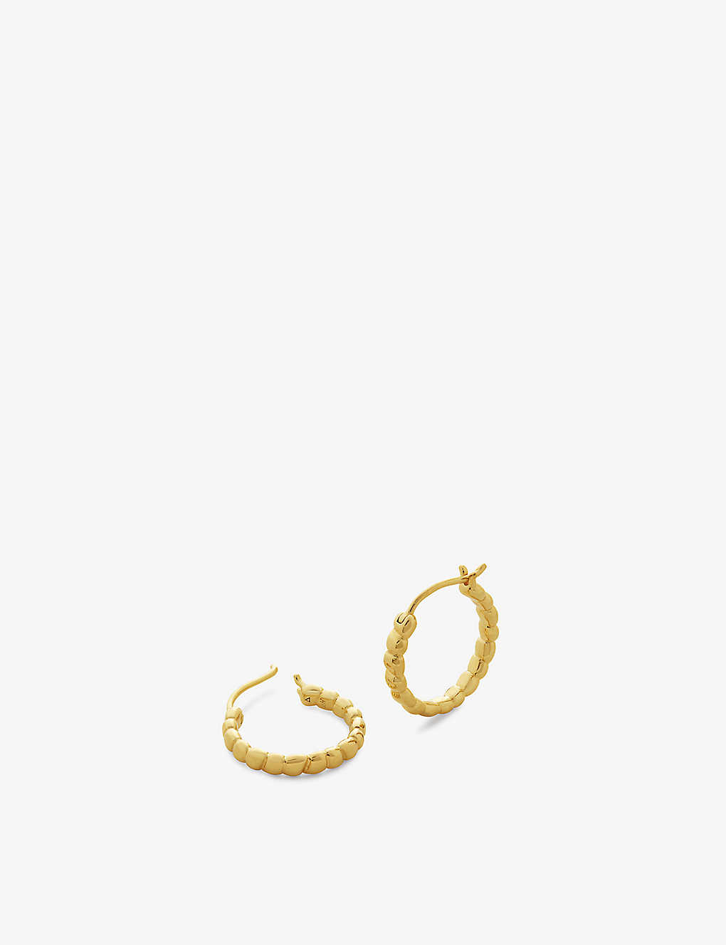 Monica Vinader Womens Gold Nura Teardrop Small 18ct Yellow Gold-plated Vermeil Recycled Sterling-sil
