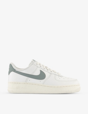 NIKE Air Force 1 07 leather mid top trainers Selfridges