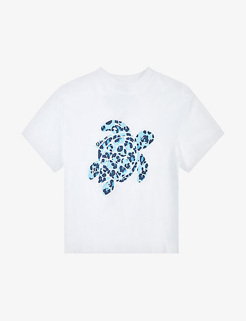 VILEBREQUIN: Turtle logo-print cotton-jersey T-shirt 4-14 years