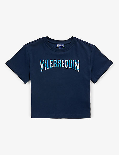 VILEBREQUIN: Dolphin logo-print cotton-jersey T-shirt 4-14 years