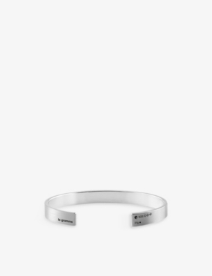 Le Gramme Sterling Silver Le 21g Polished Ribbon Bracelet In Silver