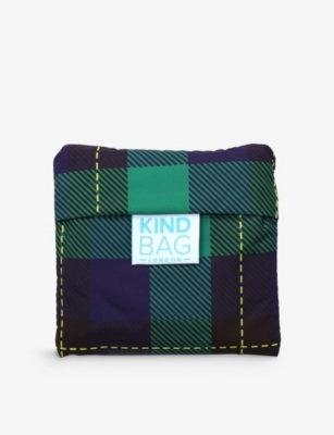 Shop Kind Bag Womens Tartan Reusable Medium Woven Bag