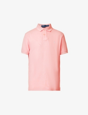 Polo Ralph Lauren men's polo shirt in slim fit cotton Rose