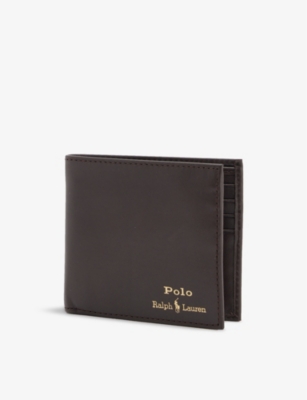 POLO RALPH LAUREN Logo-embellished smooth-leather wallet