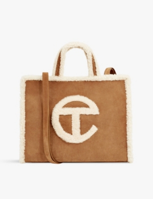 UGG X TELFAR - UGG X Telfar medium suede tote bag | Selfridges.com