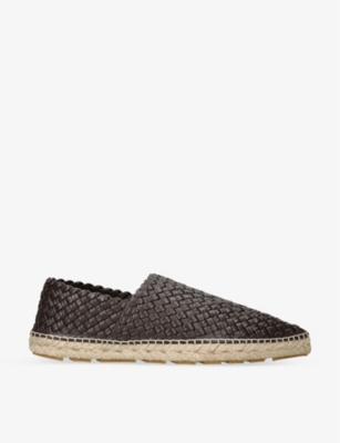 BOTTEGA VENETA: Intrecciato leather espadrilles