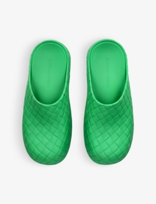 BOTTEGA VENETA: Beebee intrecciato rubber clogs