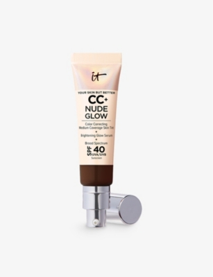 It Cosmetics Your Skin But Better Cc+ Nude Glow Skin Tint Spf 40 32ml In Deep Mocha
