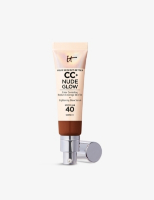 It Cosmetics Your Skin But Better Cc+ Nude Glow Skin Tint Spf 40 32ml In Deep