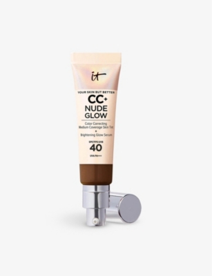 It Cosmetics Neut Deep Your Skin But Better Cc+ Nude Glow Skin Tint Spf 40 32ml In Neut Deep