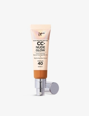 It Cosmetics Your Skin But Better Cc+ Nude Glow Skin Tint Spf 40 32ml In Tan Rich