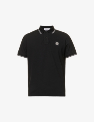 Stone Island Polo Shirt In Black