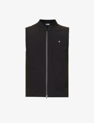 STONE ISLAND: Stellina logo-embroidered shell gilet