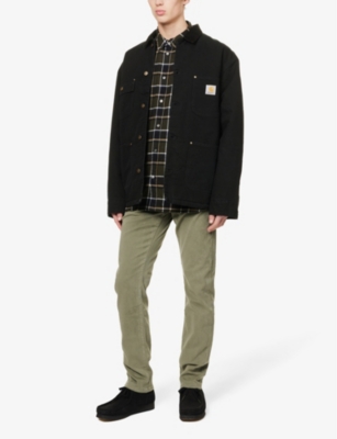 FRAME: L’homme slim-fit straight-leg stretch-woven trousers
