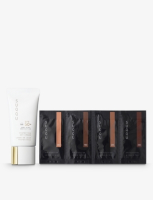 SUQQU: Protecting day cream SPF 50 with The Foundation sample 30g