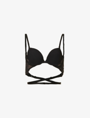 Lace Balconette Strap Bra